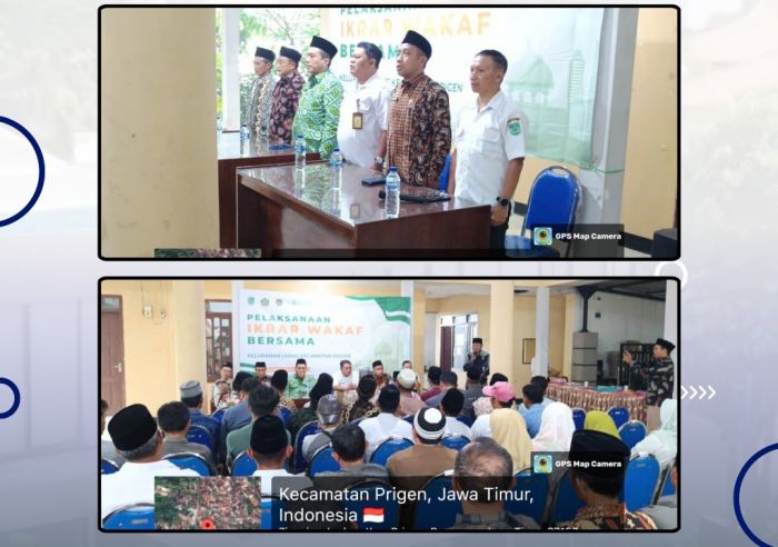 Tim Percepatan Sertifikasi Kantah Pasuruan Pimpin Kegiatan Ikrar Akta Wakaf Serentak di Desa Ledug