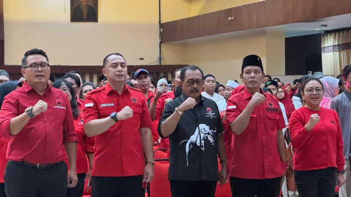 Rakercab PDIP Surabaya, Konsolidasi dan Targetkan Tambah Kursi DPRD pada Pemilu 2029