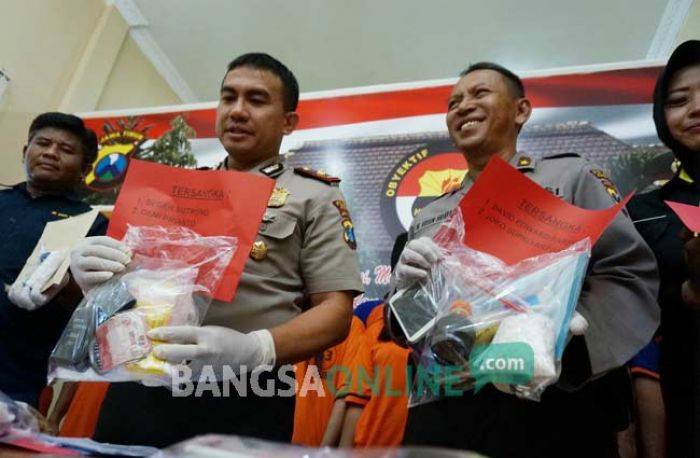 Hasil Operasi Bersinar, Polres Jombang Gulung 35 Pengedar Narkoba dan 2 Gadis ABG Pemakai