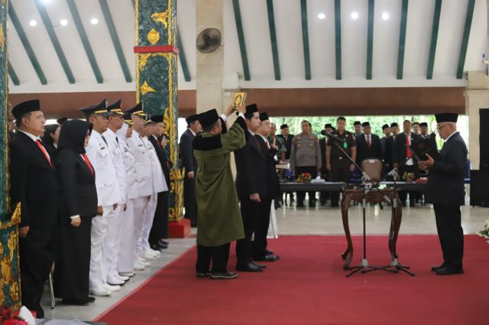 447 Pejabat Pemkab Malang Dilantik, Sejumlah Camat dan Kepala Dinas Berganti