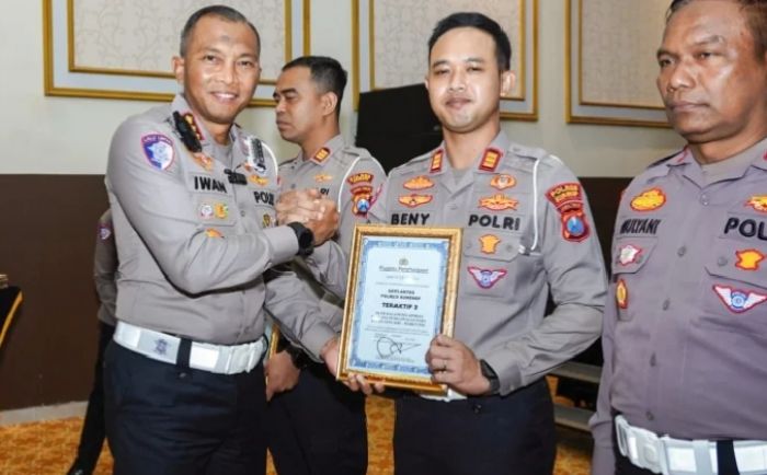 Satlantas Polres Sumenep Raih Penghargaan dari Polda Jatim