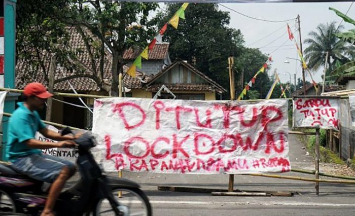Banyak Warga Terpapar Covid-19, Dusun Gangsiran Di-Lockdown 10 Hari