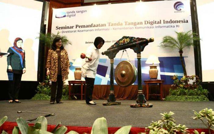 Surabaya Jadi Contoh Penerapan Tanda Tangan Digital