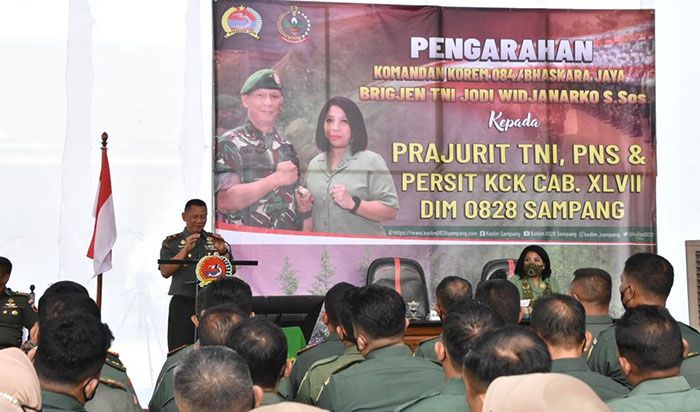 Brigjen TNI Widjanarko Kunker ke Kodim 0828/Sampang