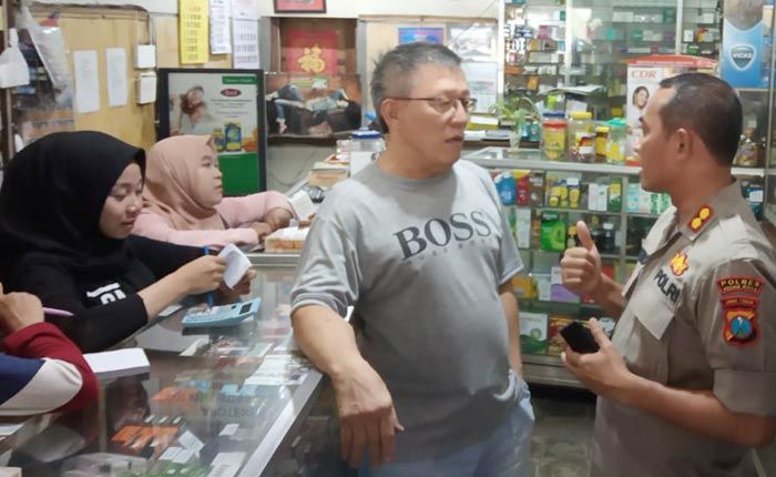 ​Cegah Aksi Borong Sembako, Kapolres Kediri Kota dan Tim Gabungan Gelar Sidak Pasar
