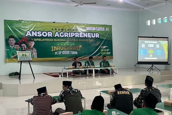 Dukung Ketahanan Pangan, GP Ansor Tuban Luncurkan Program Agripreneur