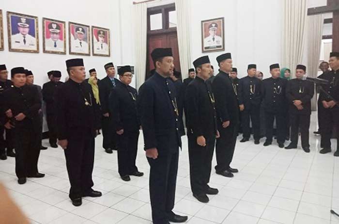 Bupati Pacitan Mutasi Sembilan Pejabat 