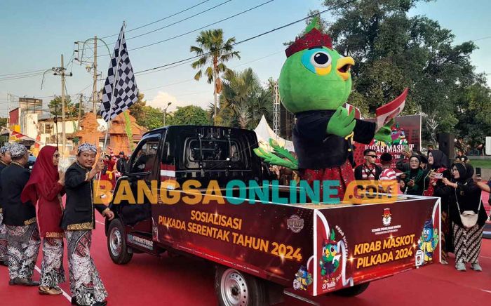 KPU Situbondo Gelar Kirab Maskot Pilkada 2024