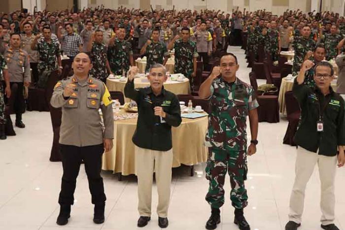 Sukseskan Regsosek 2022 di Ngawi, TNI-Polri Bersama BPS Gelar Rapat Koordinasi
