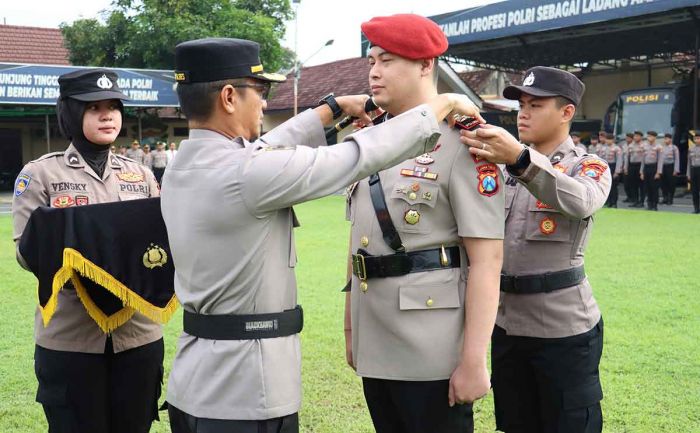 Sertijab Polres Mojokerto Kota, AKP Siko Sesaria Putra Suma Gantikan AKP Achmad Rudi Rudi Zaeny