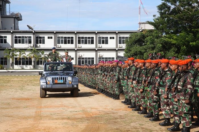 Jelang H-3 Satuan Baru, Pasukan Gabungan TNI-Polri Gelar Gladi Kotor