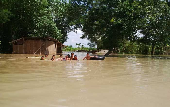 Banjir Luapan Air Bengawan Solo Rendam Ratusan Desa di 16 Kecamatan Bojonegoro