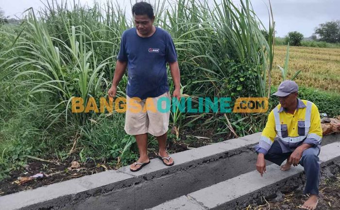 Upayakan Tercukupi Air di Sawah, Petani Desa Pilangrejo Madiun Garap Irigasi