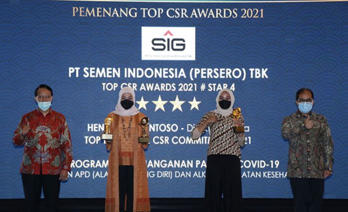 SIG Raih Tiga Penghargaan di Ajang TOP CSR Awards 2021