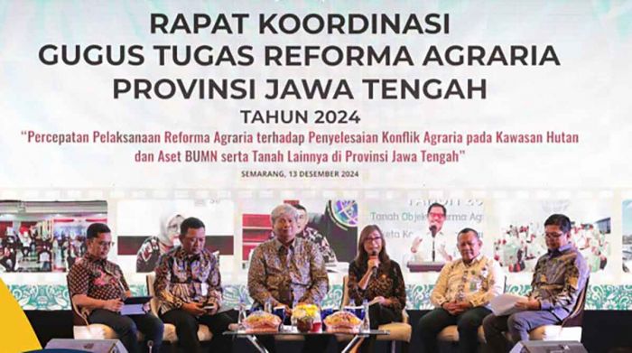 Rakor GTRA Jateng, Dirjen Pentag Kementerian ATR/BPN Bahas Sinergi dan Kolaborasi Antarstakeholder