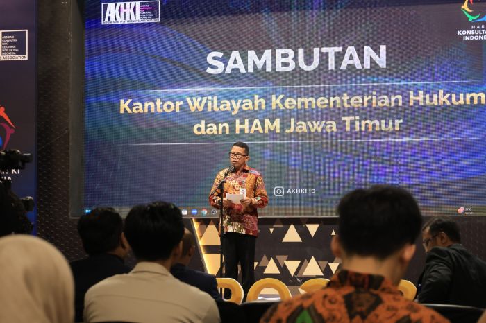 Di ​AKHKI Expo 2024, Kakanwil Kemenkumham Jatim Sebut Pemohon Perlindungan KI Meningkat