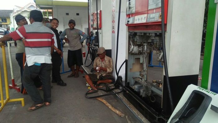 Pipa Bocor, SPBU di Sidokare Sidoarjo Kehilangan 3,7 Ton Minyak Pertalite