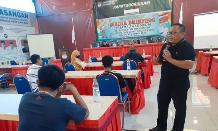 Sukseskan Pilkada 2020, KPU Kabupaten Mojokerto Gelar Media Briefing