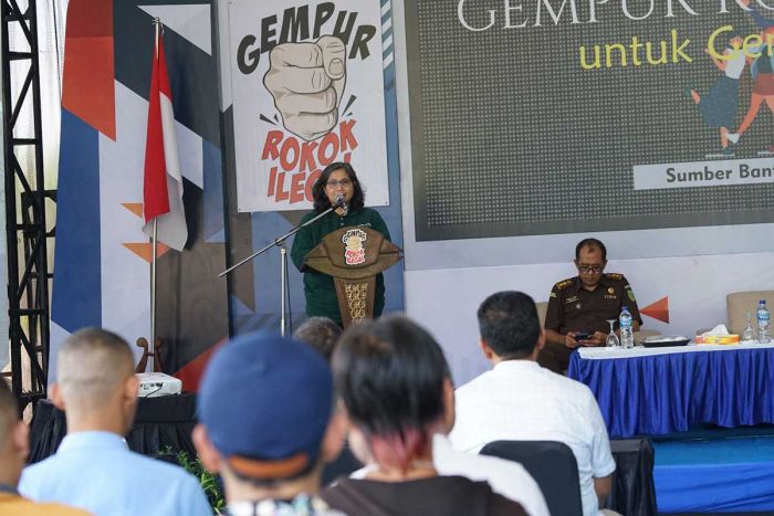 Sosialisasi Gempur Rokok Ilegal, Pj Wali Kota Kediri Yakin Karang Taruna Jadi Jembatan Komunikasi