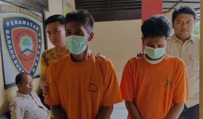 Polres Bangkalan Tangkap 2 Pria Beserta Sabu Siap Edar di Tanjung Bumi