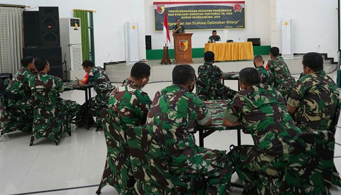 Wasev Bidang Teritorial TA 2022, Pasi Bakti TNI Sampaikan Amanat dari Danrem 084/BJ