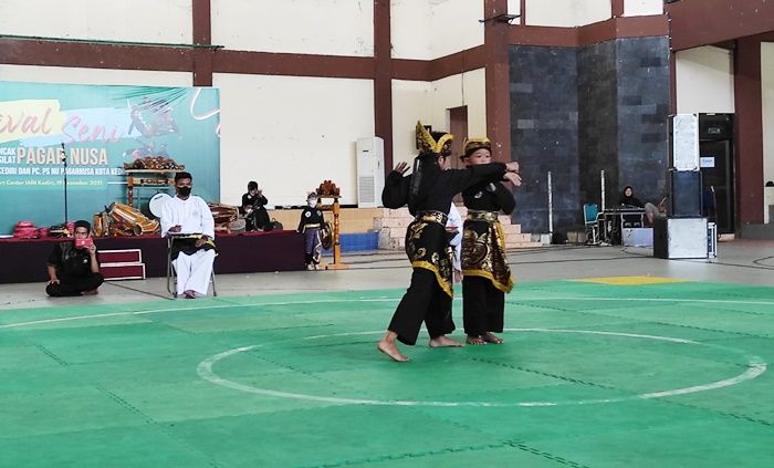 Sambut Porprov 2022, Puluhan Pendekar Pagar Nusa Kediri Ikuti Festival Seni Pencak Silat