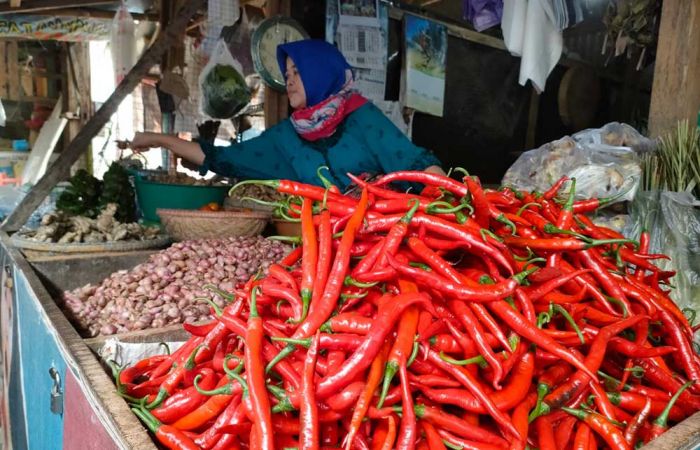 Harga Cabai di Pasar Tradisional Sumenep Mulai Merangkak Naik