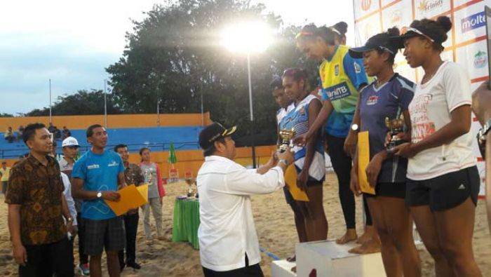 Juara Turnamen Voli Pantai Pra PON XIX Didominasi Pemain Nasional