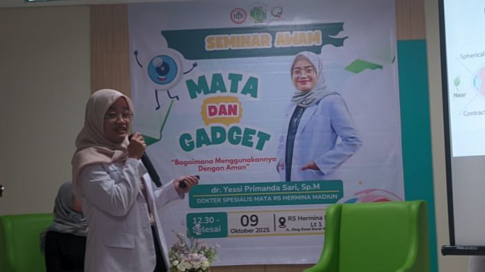 Tekankan Upaya Preventif, RS Hermina Madiun Gelar Seminar Awam Mata dan Gadget