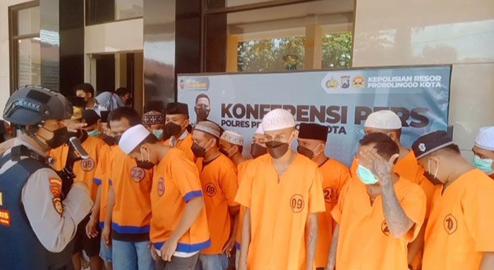 Jelang Idulftri 2022, Polres Probolinggo Kota Ringkus Puluhan Pengedar Narkoba