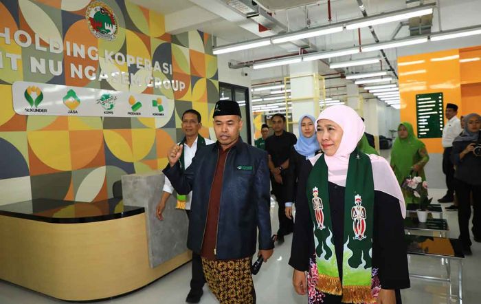 Kunjungi BMT NU Ngasem Bojonegoro, Gubernur Khofifah: Jadi Referensi sebagai Holding Koperasi