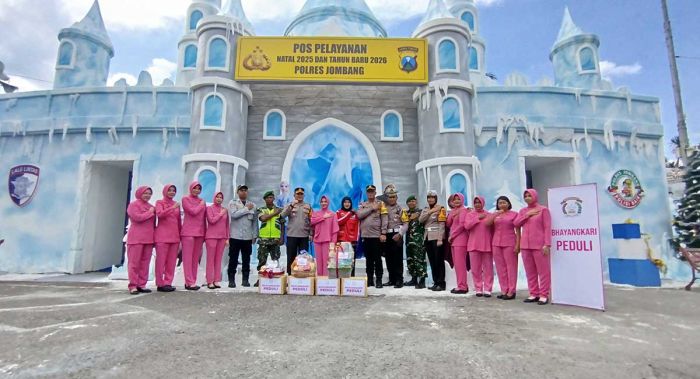 Polres Jombang Hadirkan Posyan Frozen untuk Pemudik Nataru 2025/2026
