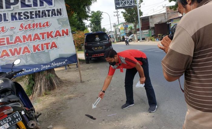 Seberangkan Pengguna Jalan, Seorang Pemuda di Jombang Ditusuk Hingga Usus Keluar
