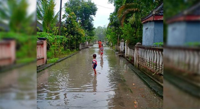 Kali Lamong Meluap, Gresik Selatan Kembali Kebanjiran