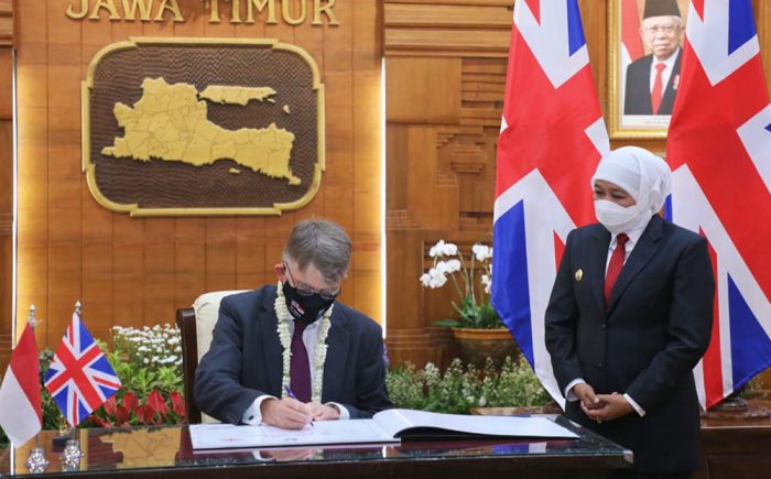 Berhasil Atasi Pandemi, Dubes Inggris untuk Indonesia dan Timor Leste Puji Kepemimpinan Khofifah