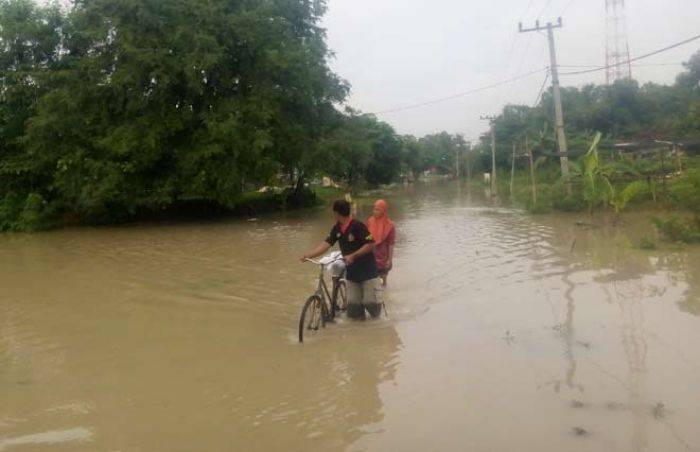 Luapan Air Bengawan Solo, Ratusan Rumah Tergenang, Ribuan Hektar Sawah Terendam