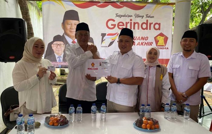 Peringati HUT Ke-17, DPC Gerindra Tuban Kobarkan Semangat Berjuang Tiada Akhir