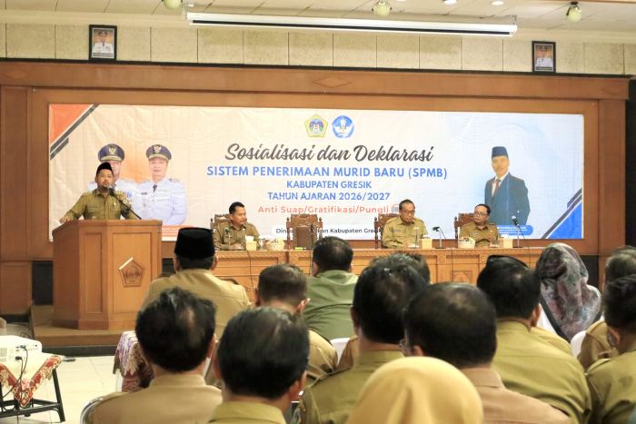  Deklarasi SPMB 2026, Bupati Gresik Tegaskan Tolak Titipan dan Pungli