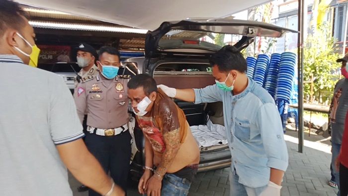 Gagal Dibonceng Temannya, Pelaku Curanmor di Buduran Sidoarjo Babak Belur Dihajar Massa