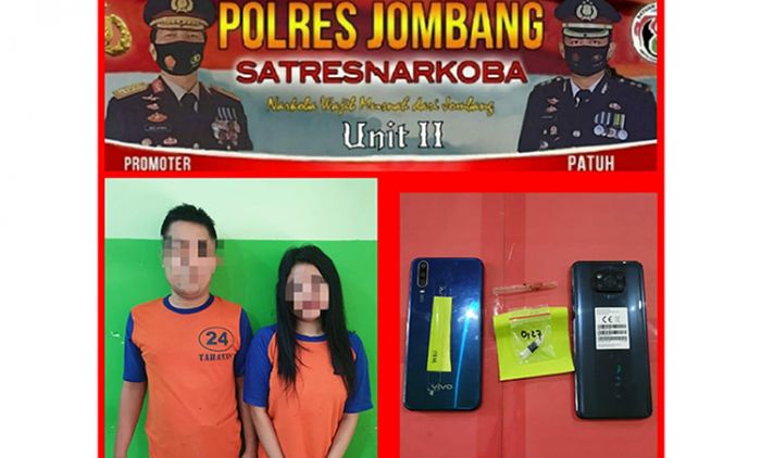 Edarkan Sabu, ​Sepasang Kekasih di Jombang Diringkus Polisi