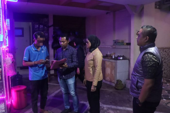 Sat PPA dan Polwan Presisi Jenggala Patroli Tempat Hiburan dan Penginapan di Sidoarjo