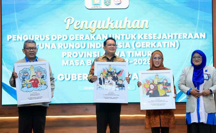 Pj. Gubernur Jatim Harap DPD Gerkatin Jadi Jembatan Pemenuhan Kebutuhan Kaum Tuna Rungu