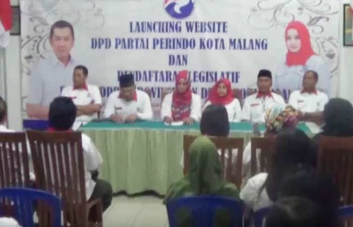 Panaskan Mesin, Perindo Kota Malang Launching Website