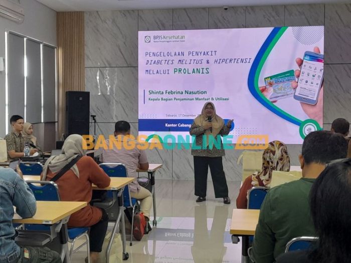 Diabetes dan Hipertensi Meningkat, BPJS Kesehatan Sidoarjo Gencarkan Program Prolanis