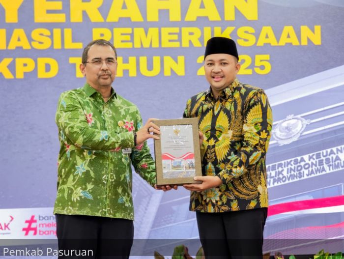 Pemkab Pasuruan Kembali Raih Opini WTP atas LKPD 2025