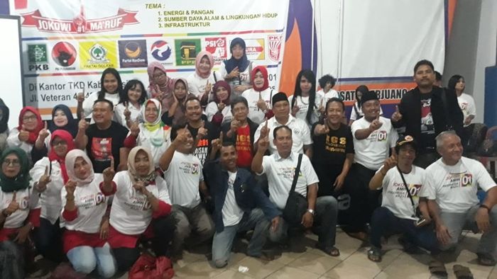 Petinggi Partai dan Relawan Jokowi-Ma