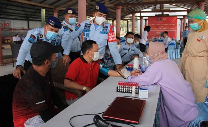 WBP Lapas Surabaya Survivor Covid-19 Donorkan Darah Plasma Konvalesen