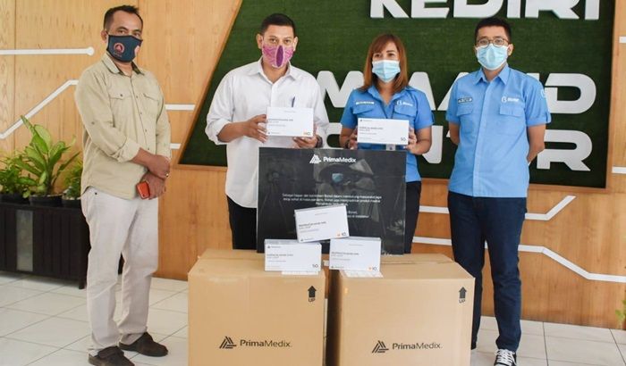 Terima Bantuan Puluhan Ribu Masker, Pemkot Kediri Siap Distribusikan ke Tenaga Medis