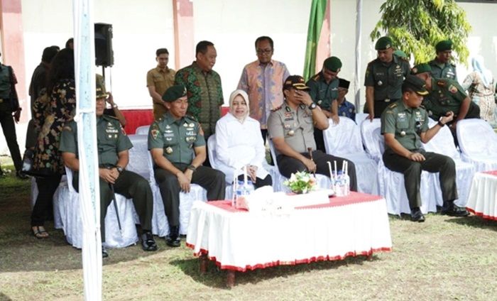 Bupati Haryanti Hadiri Penutupan TMMD ke-103 di Kediri