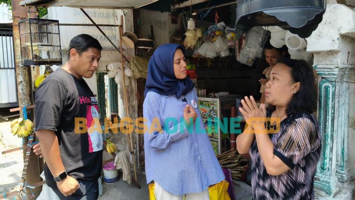 Cawali Kediri Bunda Fey Blusukan di Kampung Dalem, Ini yang Dibahas Bareng Warga